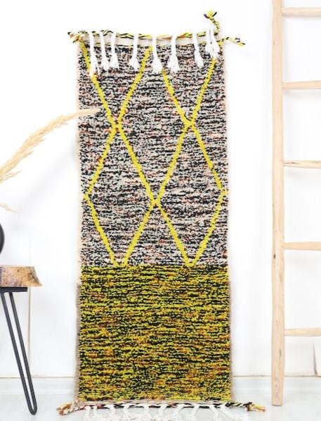 Tanagrit Moroccan Rug 1'9" x 4'9" - Wavlynn