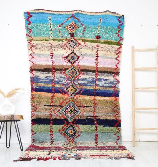 Tanagrit Moroccan Rug 4'7" x 9'2" - Wavlynn