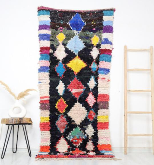 Batuca Moroccan Rug 3'4" x 7'7" - Wavlynn