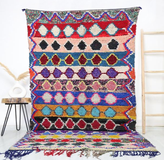 Aderfi Moroccan Rug 5'3" x 8'7" - Wavlynn