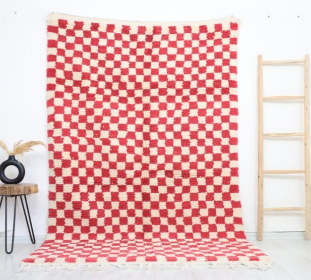 Tayri Beni Ourain Rug 5'2" x 8'2" - Wavlynn