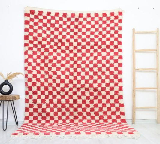 Tayri Beni Ourain Rug 5'2" x 8'2" - Wavlynn