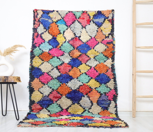 Badaz Moroccan Rug 3'6" x 6'2" - Wavlynn