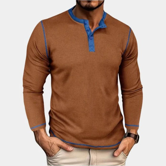 Navy relaxed fit men's short sleeve t-shirt by Wavlynn, breathable everyday casual tee