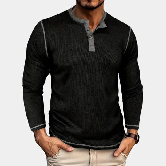 Navy relaxed fit men's short sleeve t-shirt by Wavlynn, breathable everyday casual tee