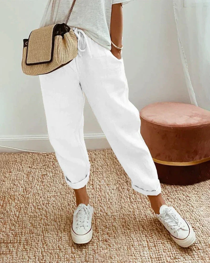 Wavlynn unisex loose-fit wide-leg pants breathable relaxed silhouette casual to semi-formal