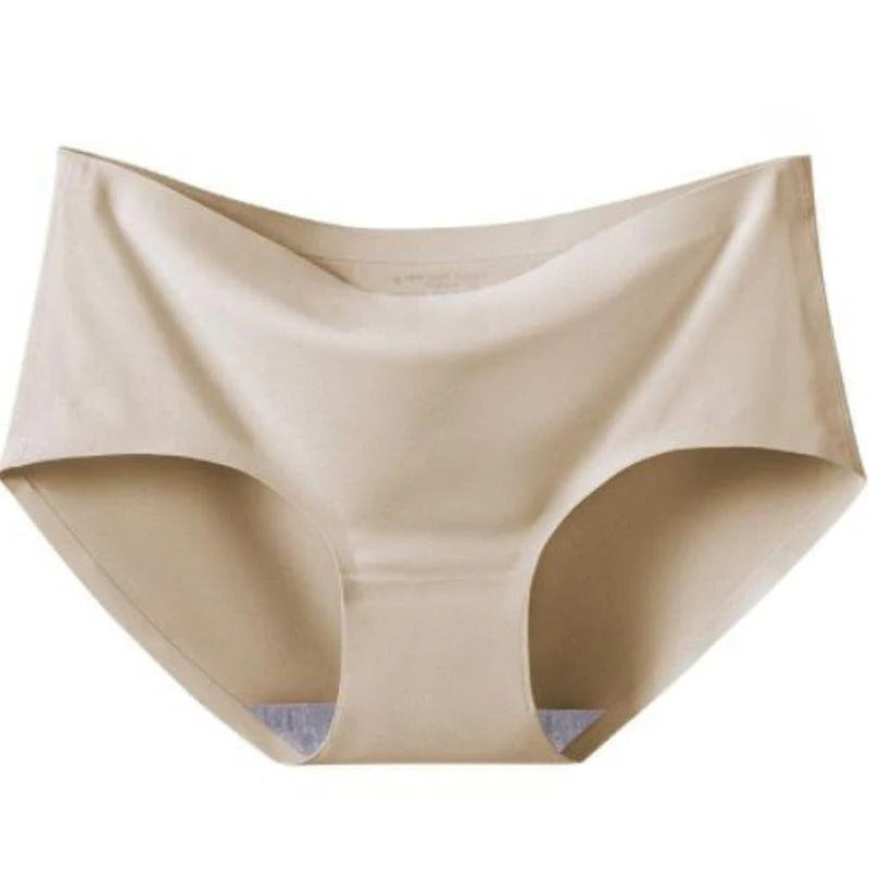 Seamless brief set multicolor 5-piece no-show underwear with smooth seam-free profile