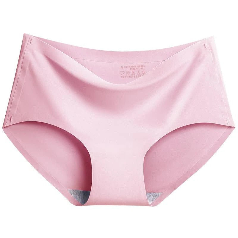 Seamless brief set multicolor 5-piece no-show underwear with smooth seam-free profile