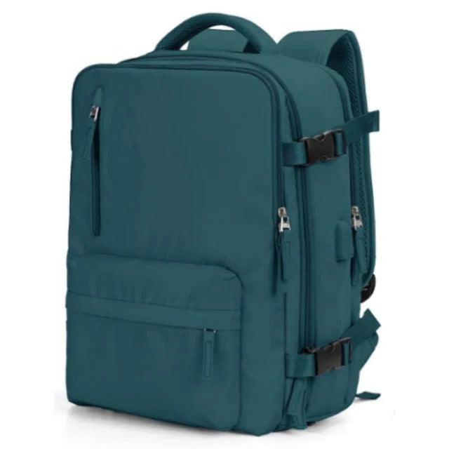 Haven waterproof backpack by TrendAura, large structured design with padded straps for work and travel