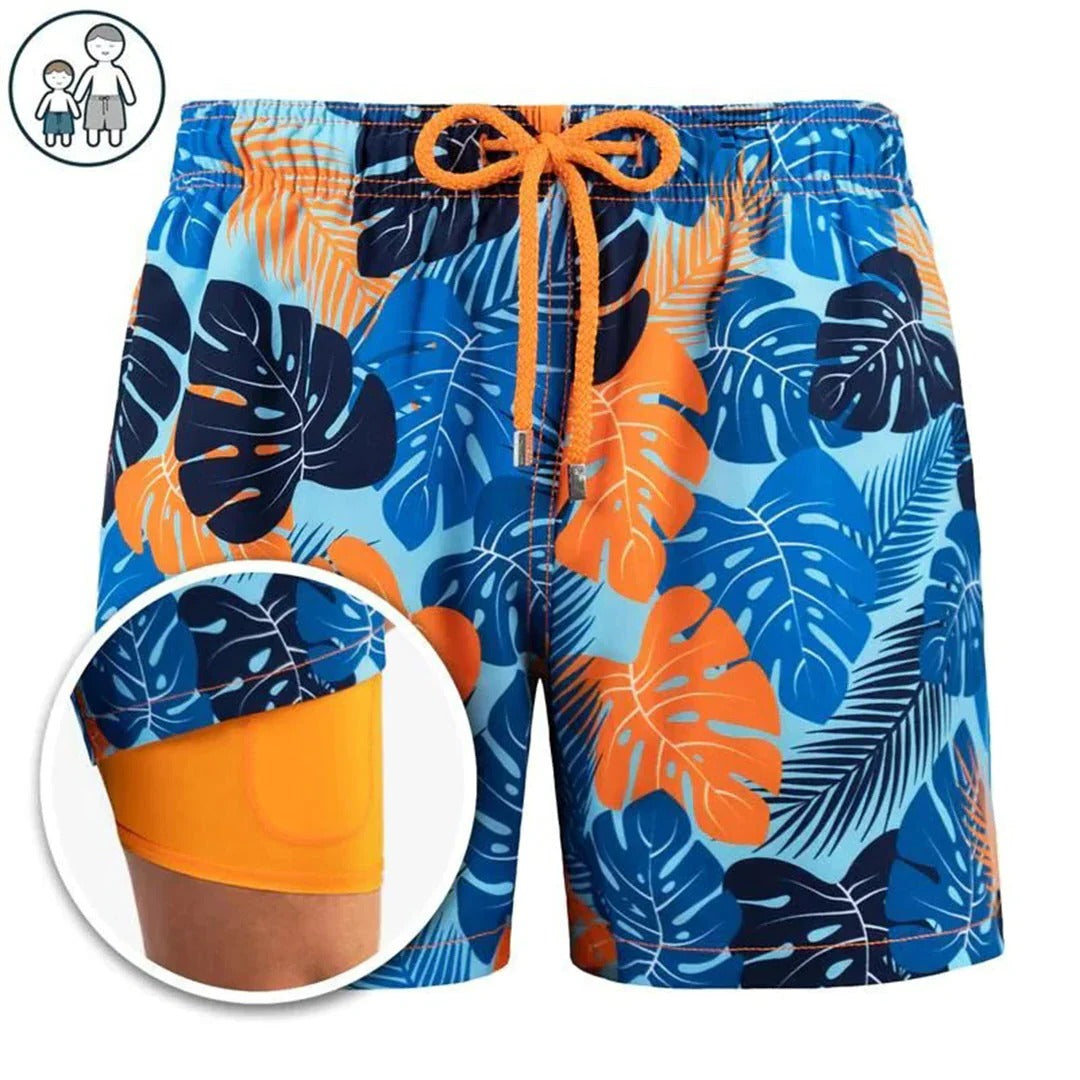 Wavlynn men's quick-dry swim shorts modern fit elastic waistband breathable beach poolside