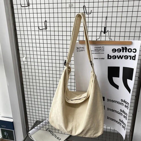 Wavlynn oversized women's shoulder bag in minimalist design with wide cushioned straps for daily use