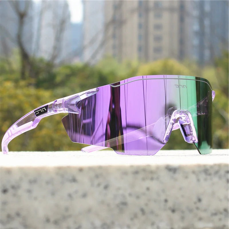 Wavlynn polarized sports sunglasses lightweight wrap-around frame UV protection for cycling and running