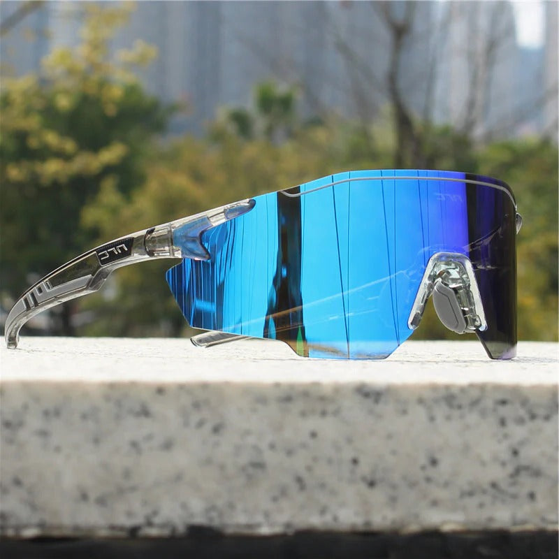 Wavlynn polarized sports sunglasses lightweight wrap-around frame UV protection for cycling and running