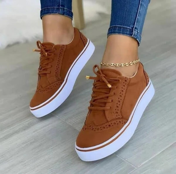 Women's ergonomic comfort shoes in neutral tones, casual silhouette with supportive cushioned sole for all-day wear