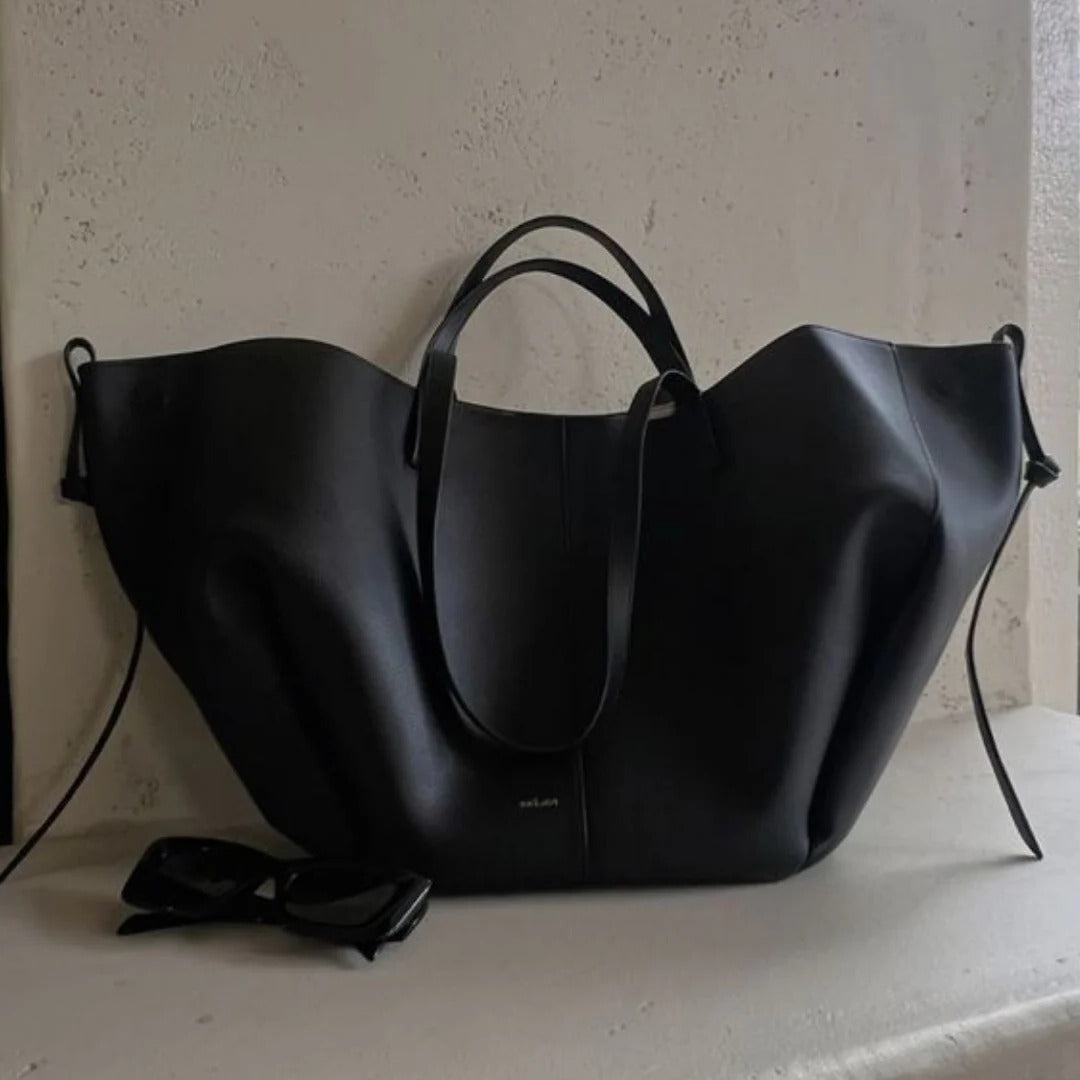 Wavlynn women's vintage shoulder bag timeless chic design with spacious interior brown leather-look