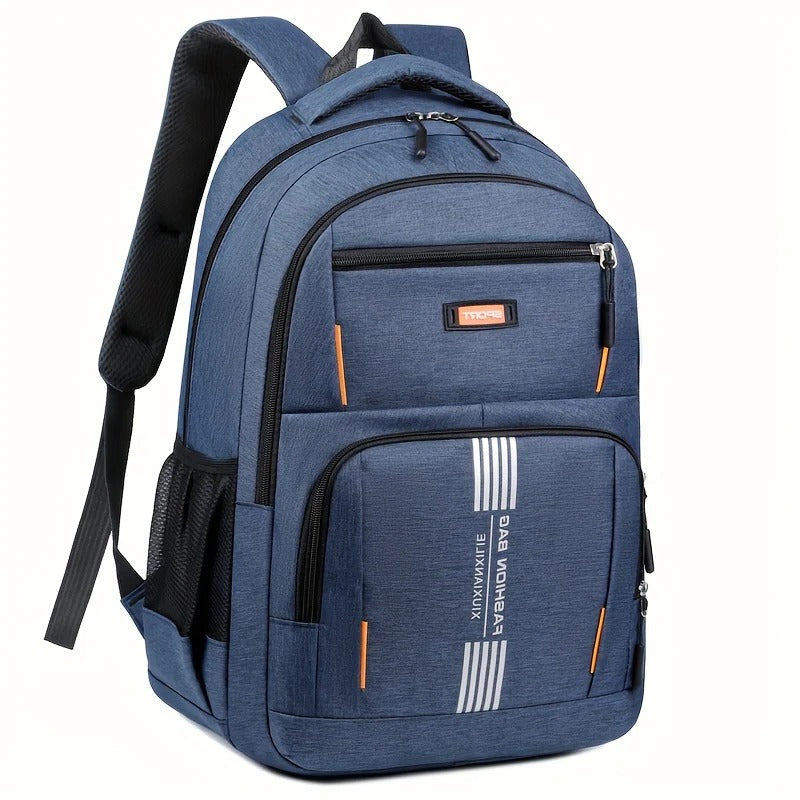 Wavlynn black professional business backpack multi-compartment design with padded laptop sleeve for men