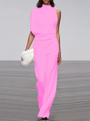 Wavlynn women's wide-leg jumpsuit one-piece flattering silhouette spring summer day-to-night versatile style
