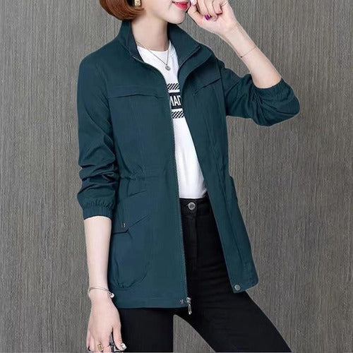 Wavlynn lightweight zip jacket versatile everyday outer layer breathable streamlined silhouette