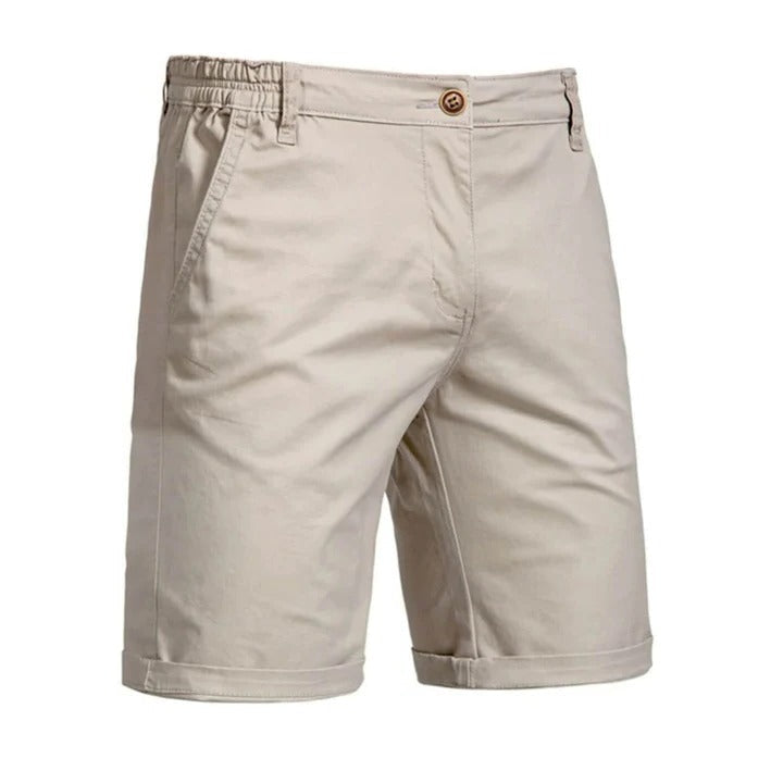 Men's lightweight breathable casual shorts relaxed fit elastic waistband everyday comfort wear