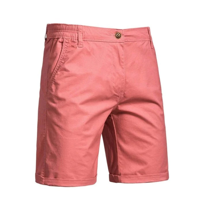 Men's lightweight breathable casual shorts relaxed fit elastic waistband comfortable daily wear