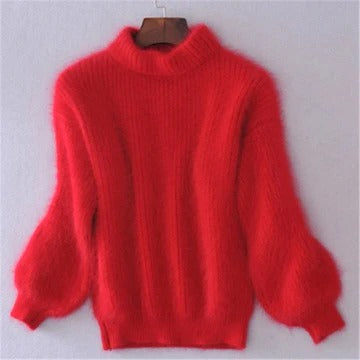 Women's solid color knitted sweater relaxed loose fit lightweight breathable everyday versatile style