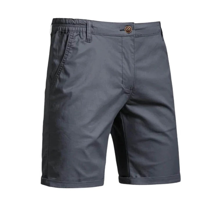 Men's lightweight breathable casual shorts relaxed fit elastic waistband for daily comfort