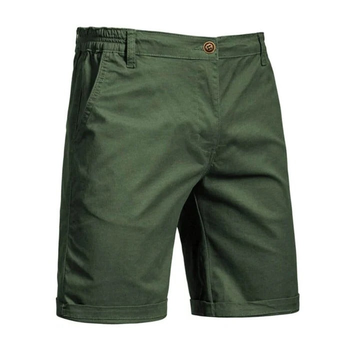 Men's lightweight breathable casual shorts relaxed fit elastic waistband everyday comfort wear