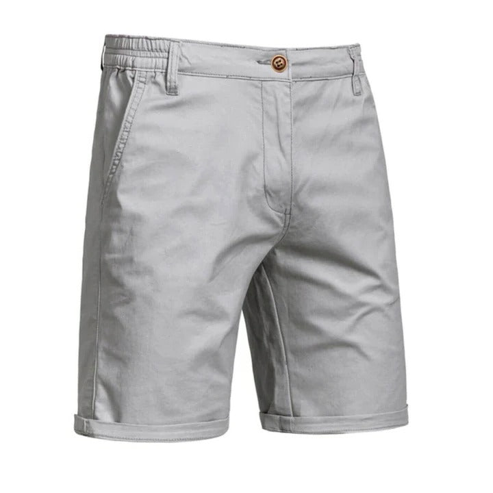 Men's lightweight breathable casual shorts, relaxed fit with elastic waistband for all-day comfort