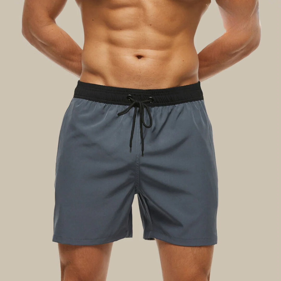Men's swim shorts lightweight quick-dry design versatile fit for active water activities