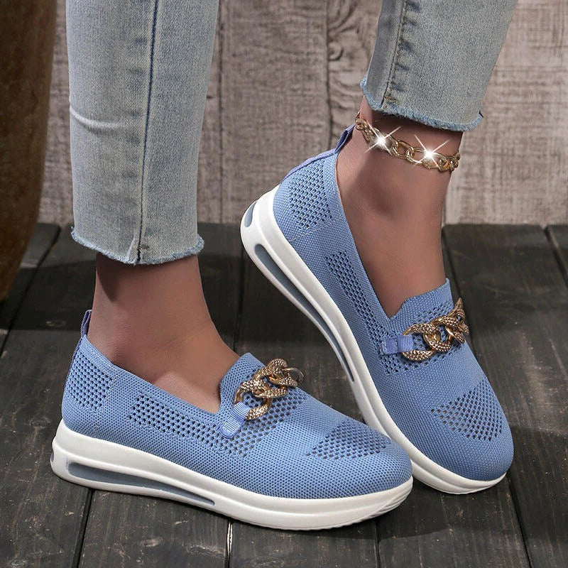 Women's slip-on loafer shoes with structured support, clean silhouette, and versatile everyday design