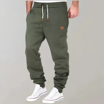 Wavlynn men's gray jogger pants relaxed fit with elastic waistband for gym and casual wear