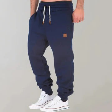 Wavlynn men's gray jogger pants relaxed fit with elastic waistband for gym and casual wear