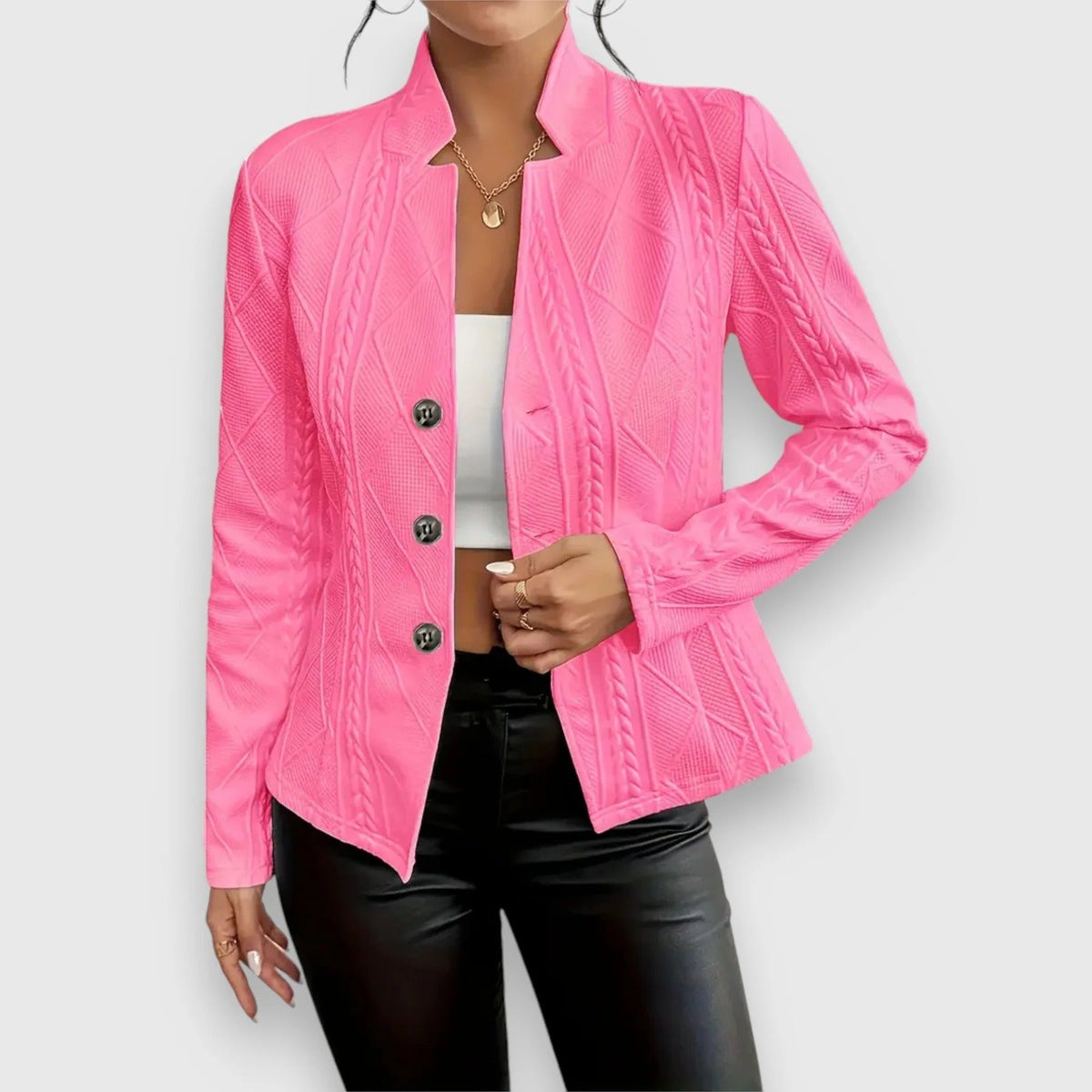 Sophie women's lightweight transitional jacket breathable full-zip closure elegant everyday comfort