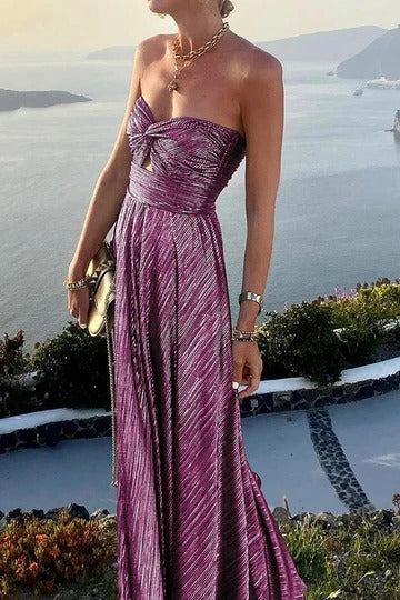Black full-length off-shoulder sparkle evening gown with light-catching shimmer and tailored silhouette