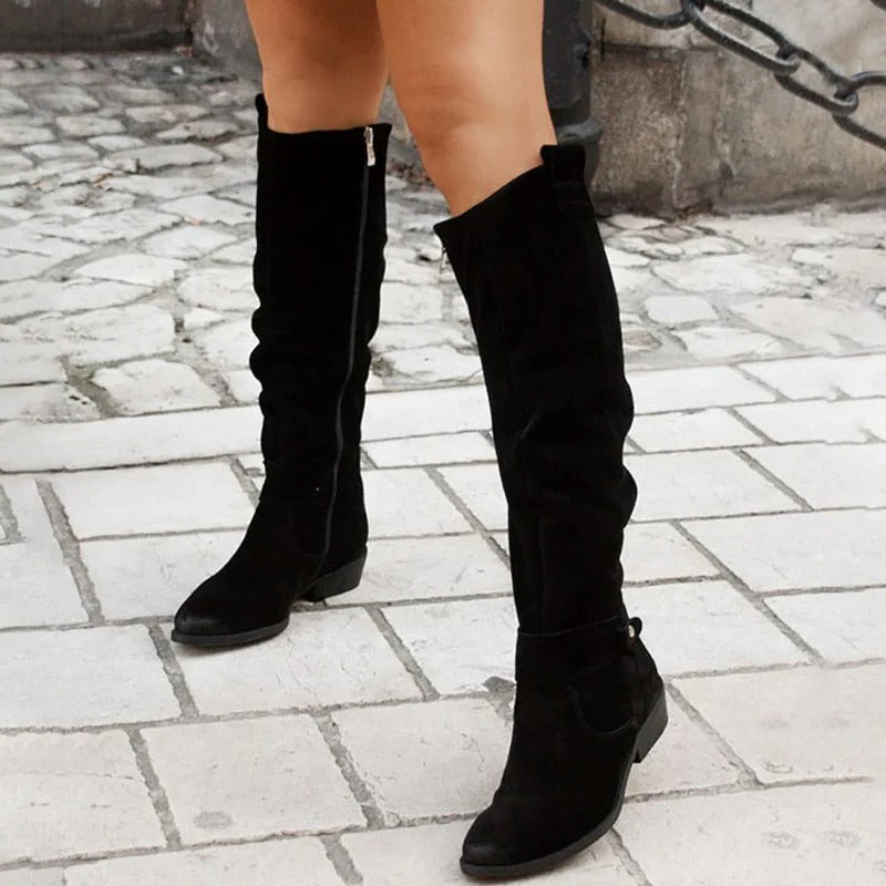Women's black ankle boots classic cut versatile style cushioned insole everyday comfort
