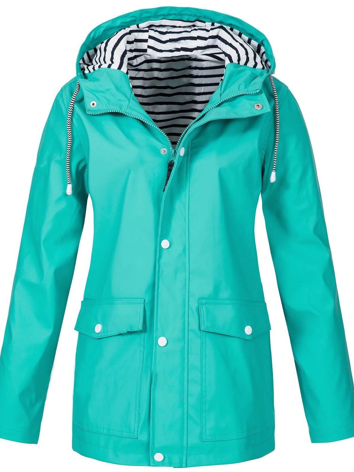 Lightweight zip-up jacket for men, versatile spring layer with full-length front closure