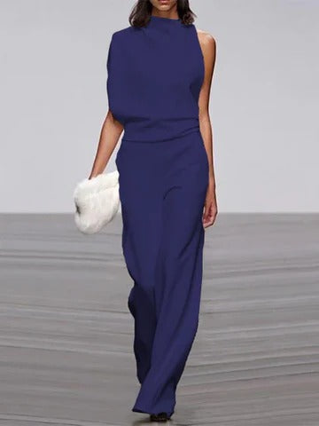 Wavlynn women's wide-leg jumpsuit one-piece versatile spring summer flattering silhouette day-to-night