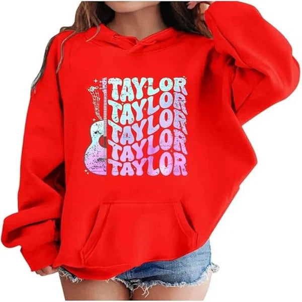 Women's oversized graphic pullover hoodie cotton feel drop shoulder relaxed fit streetwear