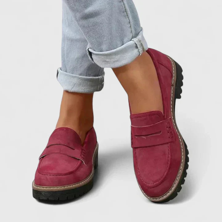 Journey Orthopedic Loafers women slip-on shoes cushioned contoured footbed arch support elegant comfort
