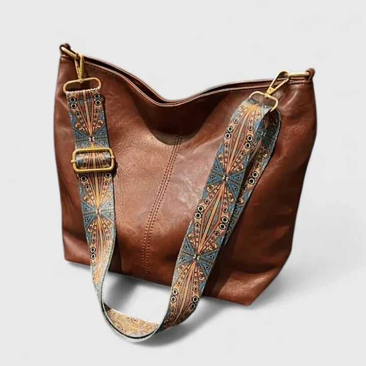 Ragnelle patterned strap shoulder bag spacious design for everyday and special occasions