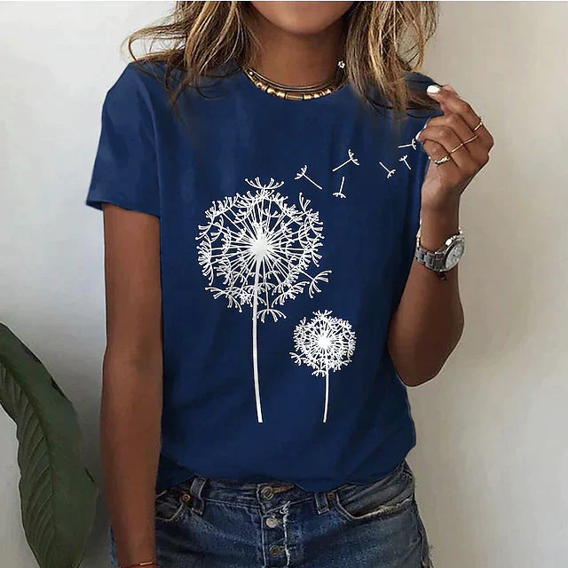 White classic crew neck summer tee with lightweight breathable fabric and relaxed everyday fit