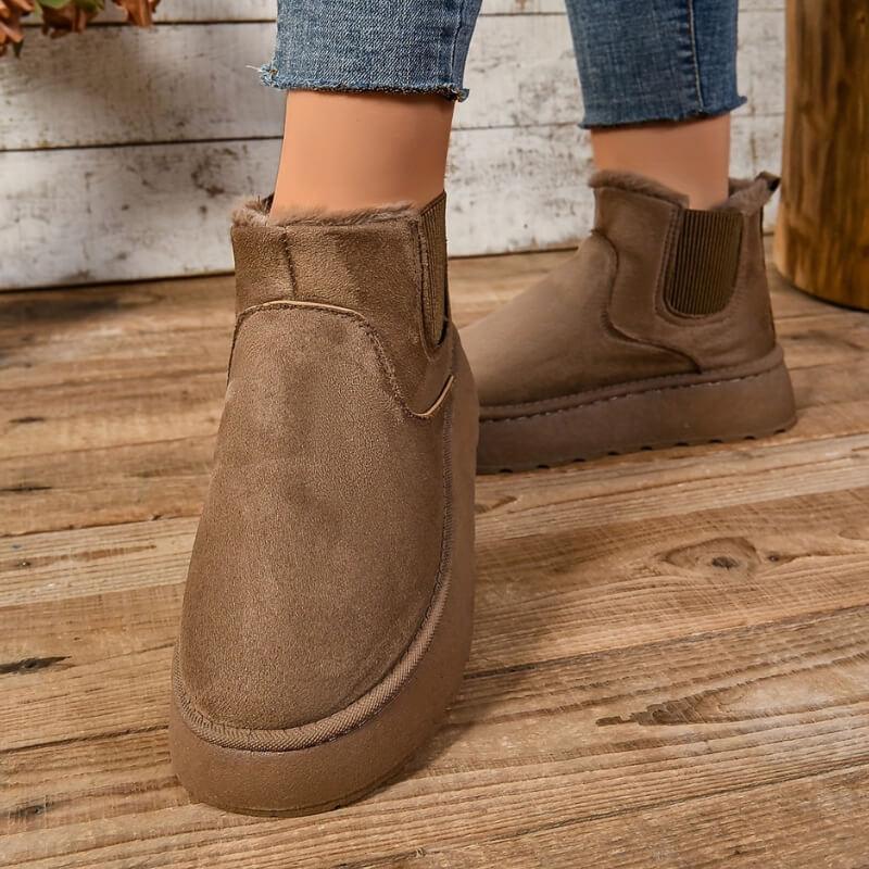 PlushStep women's warm winter boots cozy plush lining stylish waterproof design