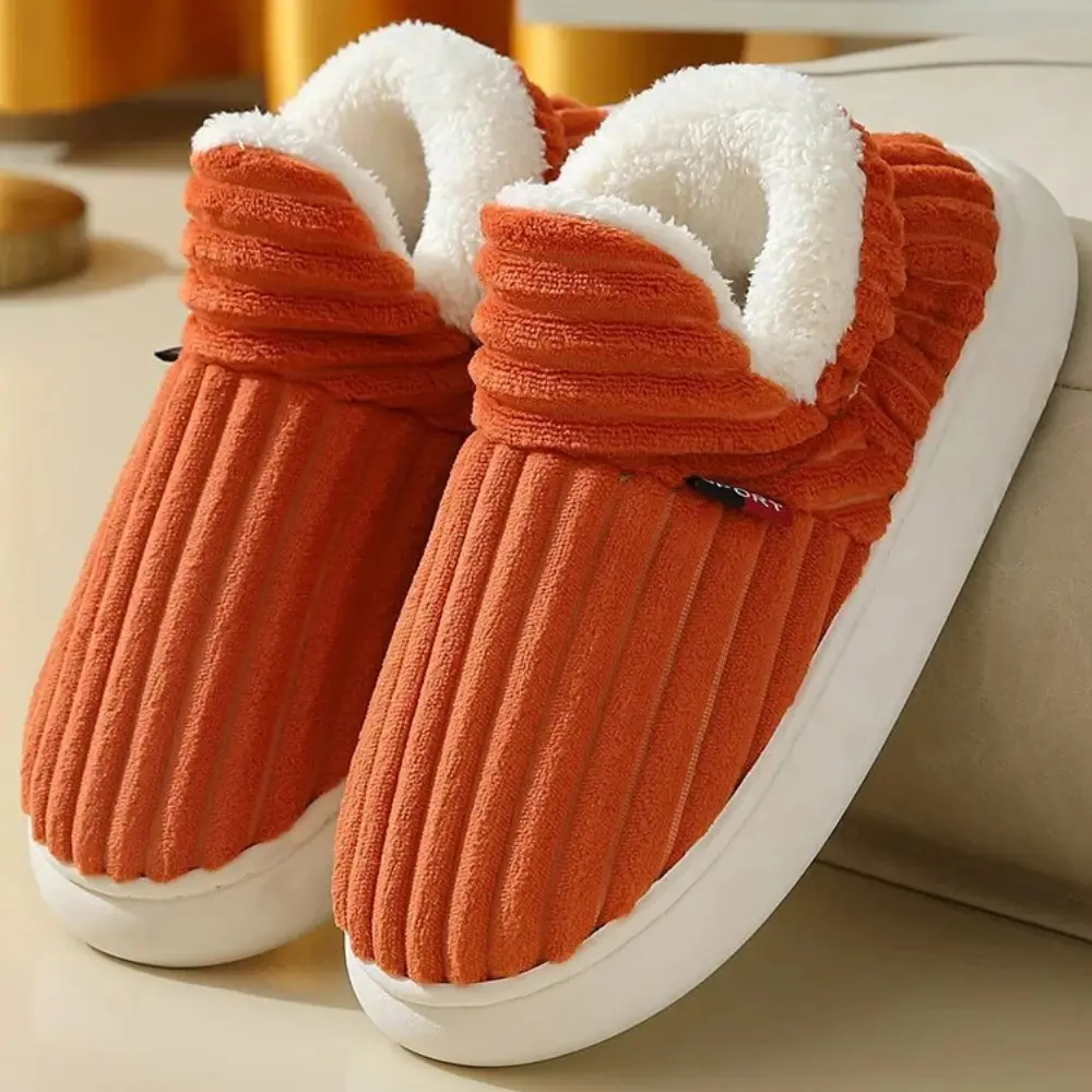 Lara fluffy slippers with soft sherpa plush lining and non-slip rubber sole for cozy indoor wear