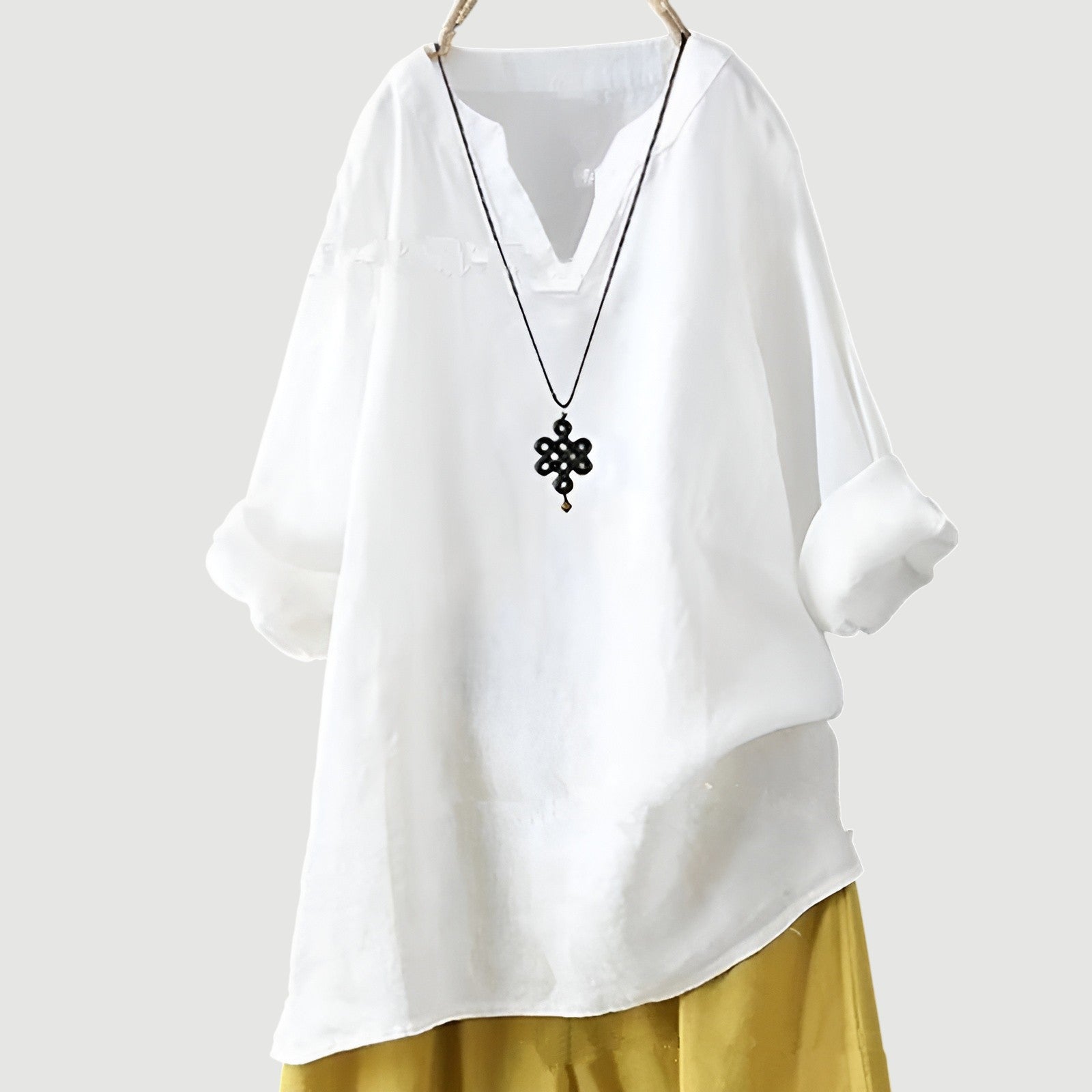 Nicole airy relaxed-fit women's top in lightweight fabric with breezy open silhouette for warm days