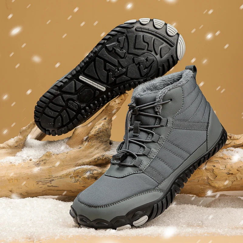 X-Forest high-top barefoot boots wide toe box cold-weather outdoor footwear natural movement design