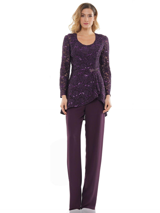 Marsoni Formal Long Sleeve Jacket Pant Suit Sale - Wavlynn