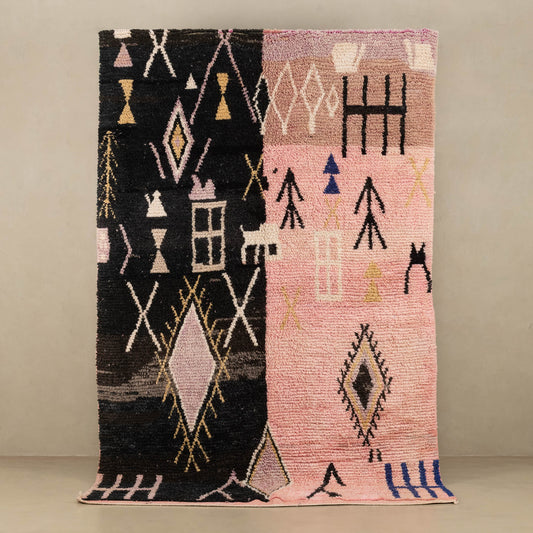 Mona - vintage boujad rug - Wavlynn