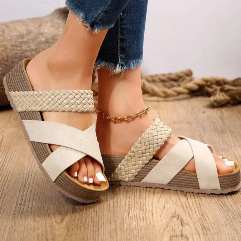 Carmen women's orthopedic cushioned sandals with contoured footbed and secure straps for all-day support