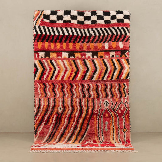 Nehal - vintage boujad rug - Wavlynn