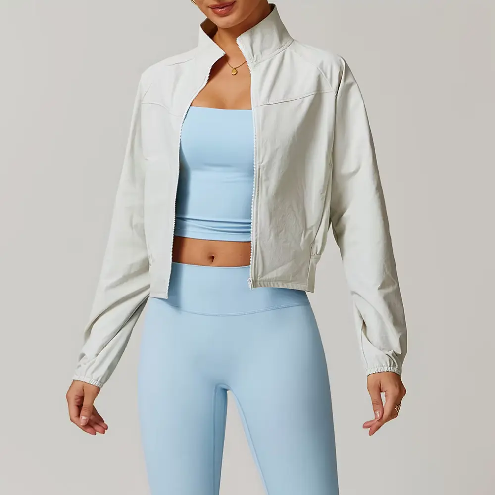 Paige slim-fit windbreaker jacket in sporty quick-dry fabric with windproof lightweight design